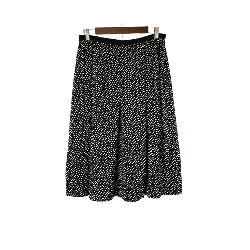 Pendleton‎ Navy White Full Pleated Midi Skirt Size 8